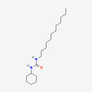 Структурная формула 1-Cyclohexyl-3-dodecyl urea, CAS 402939-18-8, формула C19H38N2O