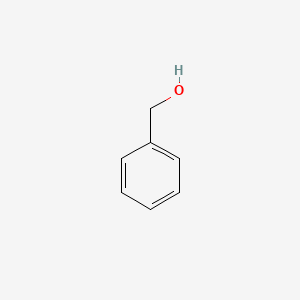 Структурная формула Benzyl alcohol (Benzenemethanol), CAS 100-51-6, формула C7H8O