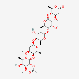 Структурная формула Perisesaccharide B, CAS 1095261-93-0, формула C36H60O18