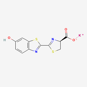 Структурная формула D-Luciferin (potassium salt), CAS 115144-35-9, формула C11H7KN2O3S2