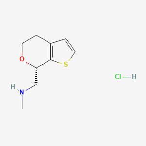Структурная формула SEP-363856 (hydrochloride), CAS 1310422-41-3, формула C9H14ClNOs