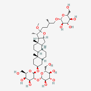 Структурная формула Anemarsaponin E, CAS 136565-73-6, формула C46H78O19