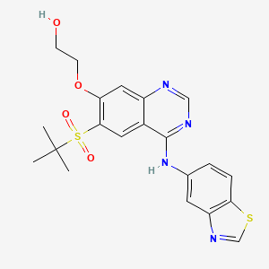 Структурная формула GSK2983559 active metabolite, CAS 1423186-80-4, формула C21H22N4O4S2