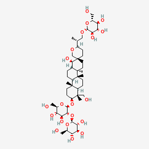 Структурная формула Hosenkoside B, CAS 156764-82-8, формула C48H82O20