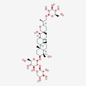 Структурная формула Hosenkoside F ((+)-Hosenkoside F), CAS 160896-45-7, формула C47H80O19