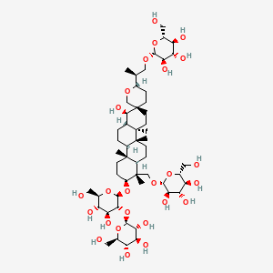 Структурная формула Hosenkoside K, CAS 160896-49-1, формула C54H92O25