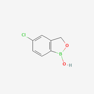 Структурная формула AN2718, CAS 174672-06-1, формула C7H6BClO2