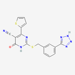 Структурная формула TES-991, CAS 1883602-20-7, формула C17H11N7Os2