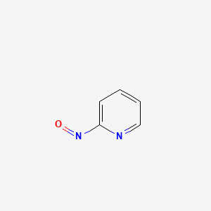 Структурная формула 2-Nitrosopyridine, CAS 79917-37-6, формула C5H4N2O