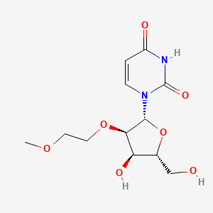Структурная формула 2'-O-(2-Methoxyethyl)-uridine, CAS 223777-15-9, формула C12H18N2O7