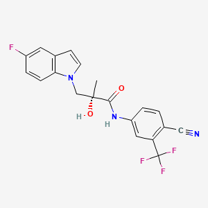 Структурная формула UT-155, CAS 2031161-35-8, формула C20H15F4N3O2