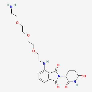Структурная формула E3 ligase Ligand-Linker Conjugates 30, CAS 2093416-31-8, формула C21H28N4O7
