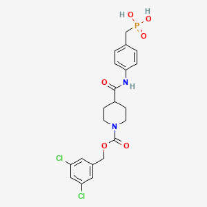 Структурная формула ATX inhibitor 1, CAS 2225892-70-4, формула C21H23Cl2N2O6P