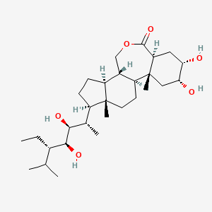 Структурная формула (22S,23S)-Homobrassinolide, CAS 80483-89-2, формула C29H50O6