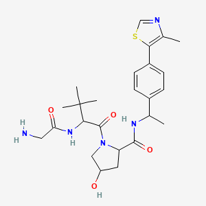 Структурная формула (S,R,S)-AHPC-Me-C1-NH2, CAS 2407458-66-4