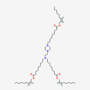 Структурная формула 244cis, CAS 2956402-64-3, формула C60H111N3O6