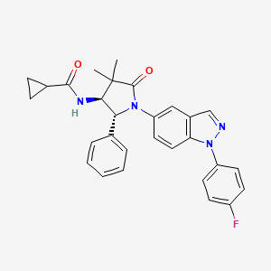 Структурная формула Glucocorticoid receptor modulator-1, CAS 2452396-89-1, формула C29H27FN4O2