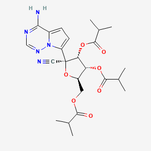 Структурная формула VV116 (non-deuterated), CAS 2647442-13-3, формула C24H31N5O7