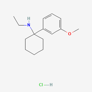 Структурная формула 3-Methoxy PCE hydrochloride, CAS 1797121-52-8, формула C15H24ClNO