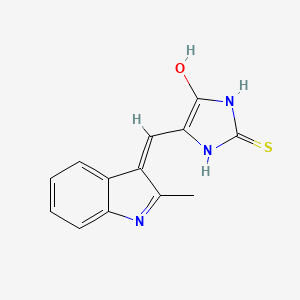 Структурная формула PKG drug G1, CAS 374703-78-3, формула C13H11N3Os