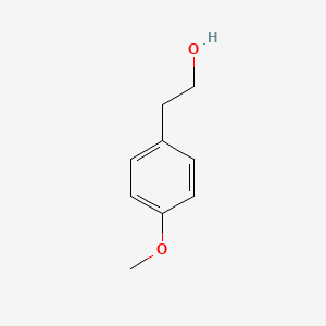Структурная формула 4-Methoxyphenethyl alcohol, CAS 702-23-8, формула C9H12O2
