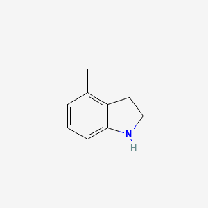 Структурная формула 4-Methylindoline, CAS 62108-16-1, формула C9H11N