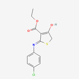 Структурная формула PfDHODH-IN-2, CAS 425629-94-3, формула C13H12ClNO3S