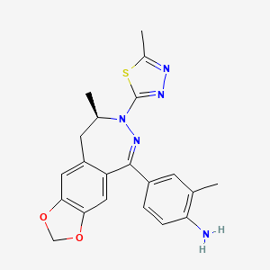Структурная формула AMPA/kainate antagonist-3, CAS 732278-52-3, формула C21H21N5O2S