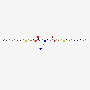 Структурная формула 80-O14B, CAS 1624618-01-4, формула C35H70N2O4S4