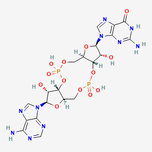 Структурная формула 3'3'-cGAMP (sodium salt), CAS 849214-04-6, формула C20H24N10O13P2