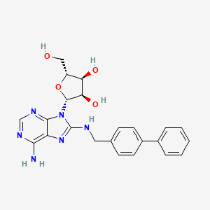 Структурная формула CNT2 inhibitor-1, CAS 880155-70-4, формула C23H24N6O4
