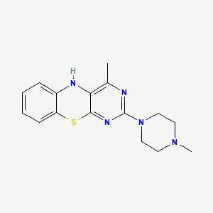 Структурная формула 15-Lipoxygenase Inhibitor 1(4-MMPB), CAS 928853-86-5, формула C16H19N5S