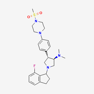 Структурная формула A395, CAS 2089148-72-9, формула C26H33N4SO2F