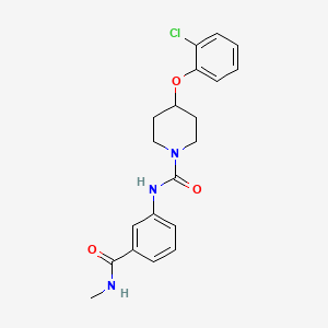 Структурная формула A939572, CAS 1032229-33-6, формула C20H22ClN3O3