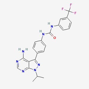 Структурная формула AD-57, CAS 1093380-42-7, формула C22H20F3N7O