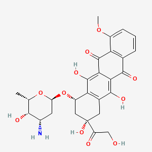 Структурная формула Doxorubicin, CAS 23214-92-8, формула C27H29NO11