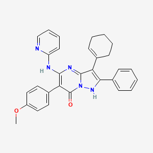 Структурная формула AG-270, CAS 2201056-66-6, формула C30H27N5O2