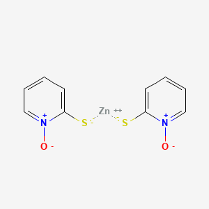 Структурная формула Zinc Pyrithione, CAS 13463-41-7, формула C10H8N2O2S2Zn