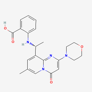 Структурная формула AZD6482, CAS 1173900-33-8, формула C22H24N4O4