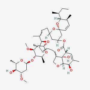 Структурная формула Abamectin, CAS 71751-41-2, формула C48H72O14