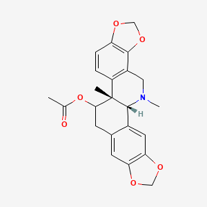 Структурная формула Acetylcorynoline, CAS 18797-80-3, формула C23H23NO6