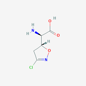 Структурная формула Acivicin, CAS 42228-92-2, формула C5H7ClN2O3