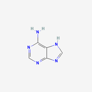 Структурная формула Adenine, CAS 73-24-5, формула C5H5N5