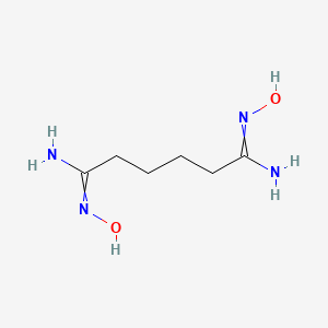 Структурная формула Adipamidoxime(NSC 70868), CAS 15347-78-1, формула C6H14N4O2