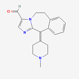 Структурная формула Alcaftadine, CAS 147084-10-4, формула C19H21N3O