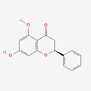 Структурная формула Alpinetin, CAS 36052-37-6, формула C16H14O4