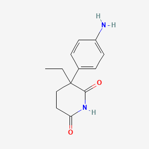 Структурная формула Aminoglutethimide, CAS 125-84-8, формула C13H16N2O2