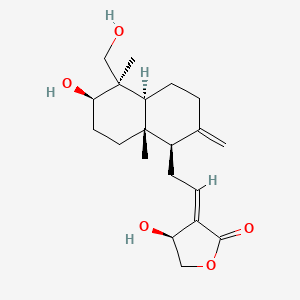 Структурная формула Andrographolide, CAS 5508-58-7, формула C20H30O5