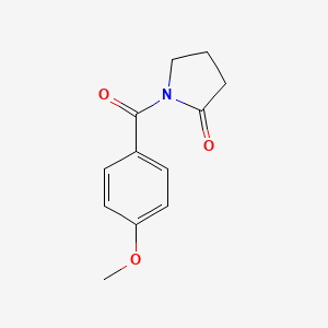 Структурная формула Aniracetam, CAS 72432-10-1, формула C12H13NO3