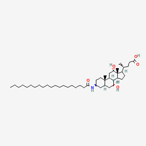 Структурная формула Aramchol, CAS 246529-22-6, формула C44H79NO5